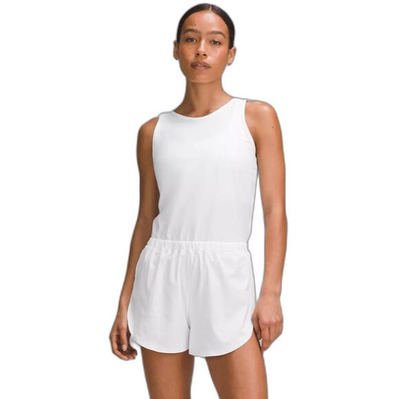 Lululemon Open-Back Running Romper 3" Sz 12 - Picture 1 of 9